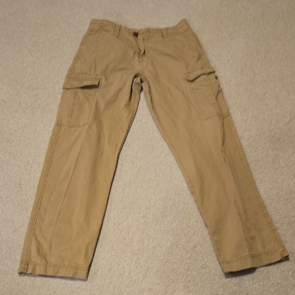 Arizona Jean Company Men's Cargo Khaki Pants Size 29 X 30